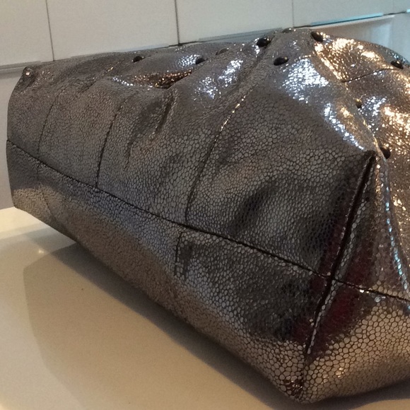 Coach Pewter Studded Bag - Picture 4 of 15